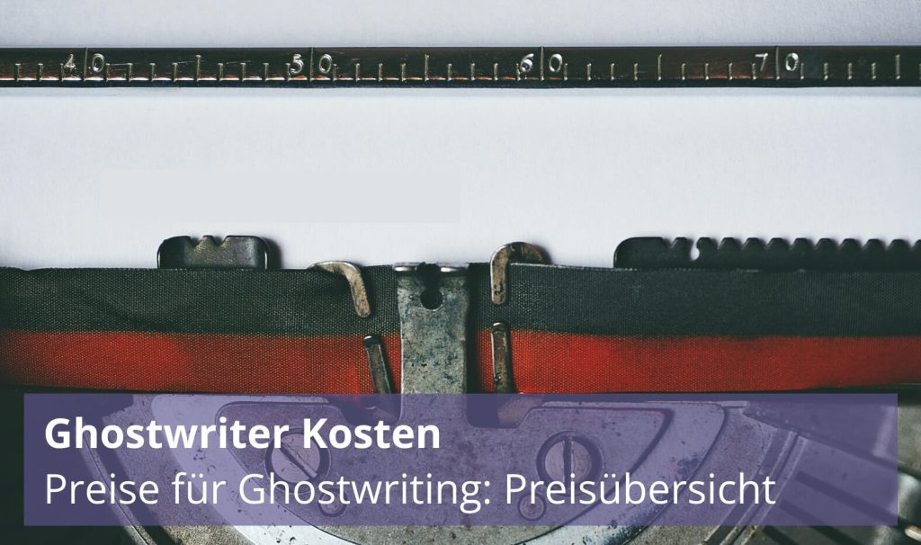 Ghostwriter Kosten