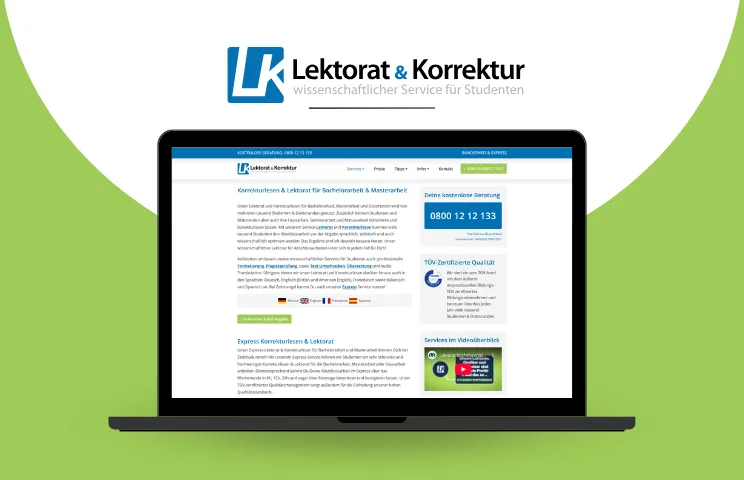 Lektorat Korrektur
