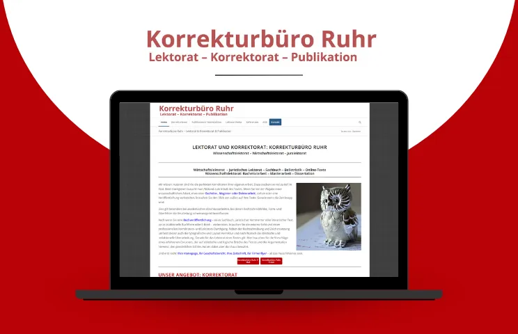 Lektorat Korrekturlesen