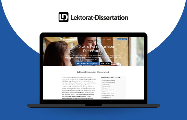 Lektorat Dissertation